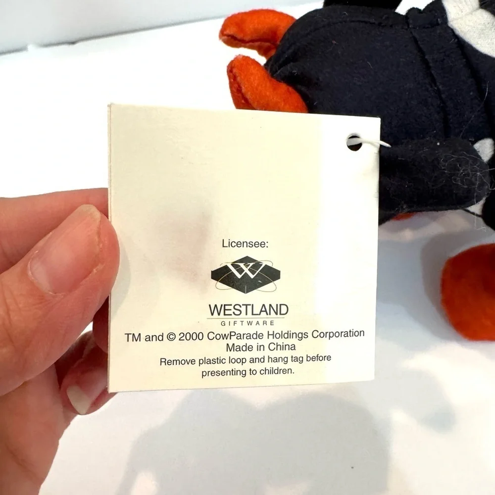 VTG Westland Cow Parade Hugs and Kisses Plush Stuffed Animal 2000